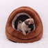 Hundebett NALA Flauschig & Warm Kuschelhöhle Choco / S