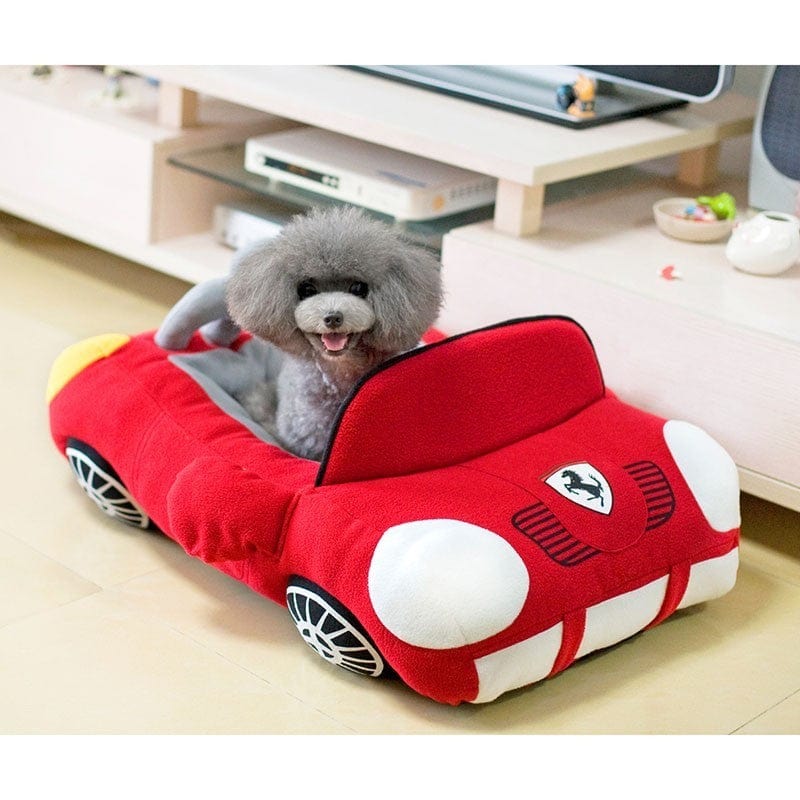 Hundebett PAWMOBIL Sportliche Hundebett Katzebett Red