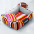 Hundebett SKYE Dream Kuschelbett Red+Kissen / S