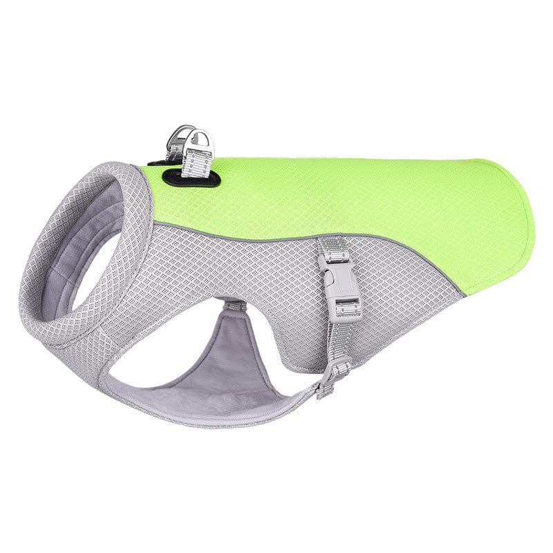 Hundegeschirr BAILEY Sommer Kühlweste für Hunde Green / S