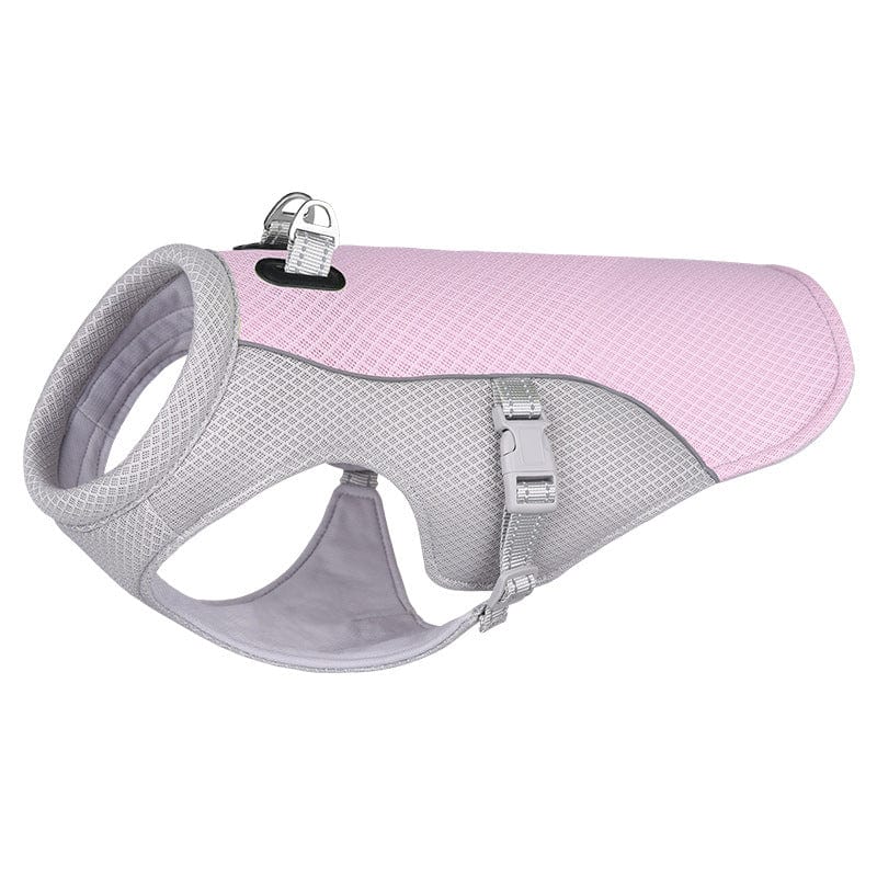 Hundegeschirr BAILEY Sommer Kühlweste für Hunde Pink / S