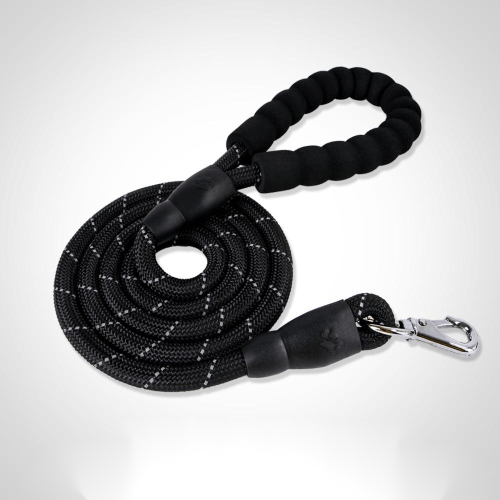 Hundegeschirr COOPER Verstellbares Hundegeschirr Leine Schwarz / 145CM