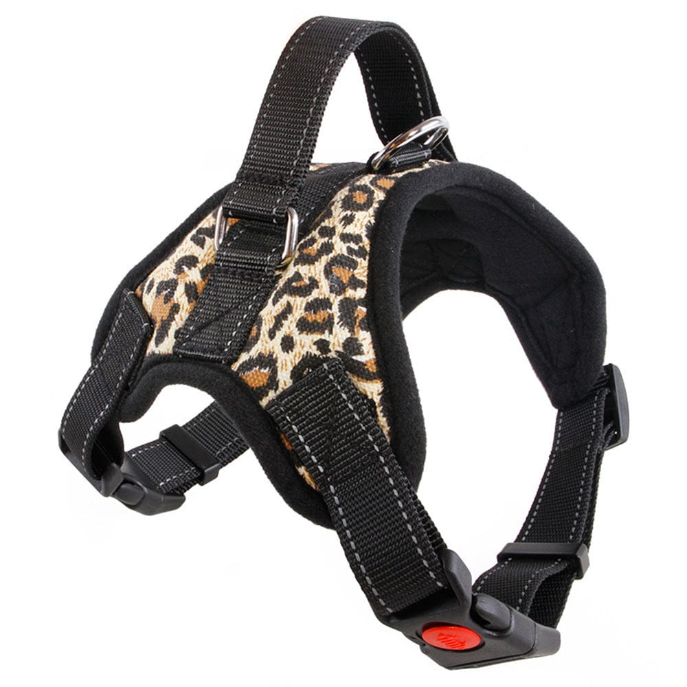 Hundegeschirr COOPER Verstellbares Hundegeschirr Leopard / S