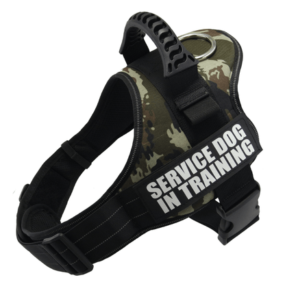 Hundegeschirr ROCKY Reflektierendes Geschirr für Hunde Army / XS