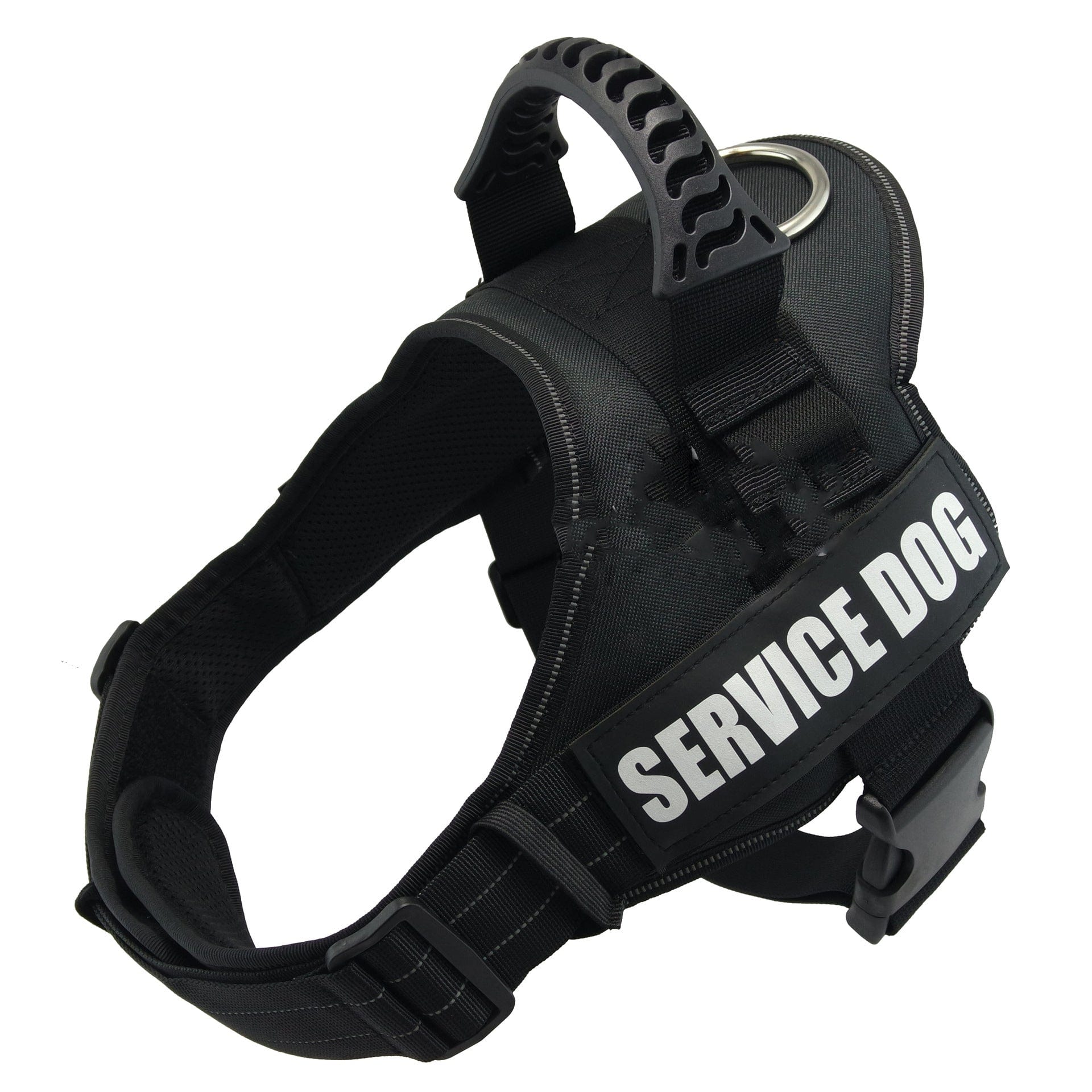 Hundegeschirr ROCKY Reflektierendes Geschirr für Hunde Black / XS