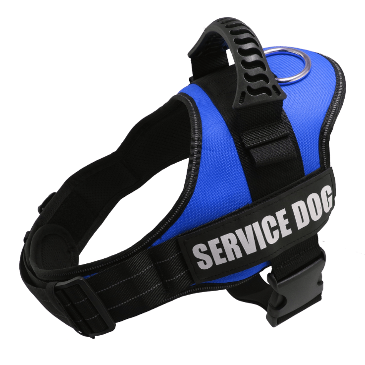 Hundegeschirr ROCKY Reflektierendes Geschirr für Hunde Blue / XS