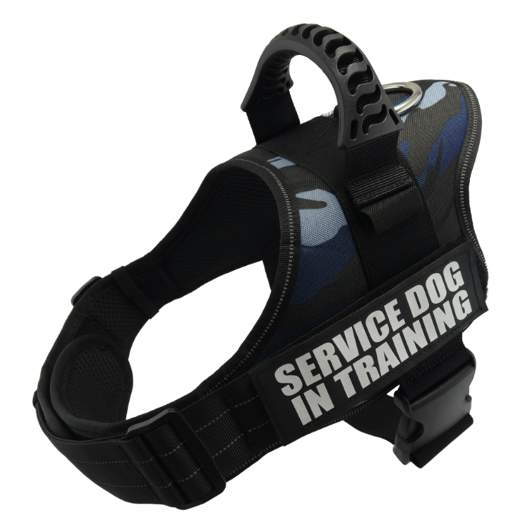 Hundegeschirr ROCKY Reflektierendes Geschirr für Hunde Blueblack / XS