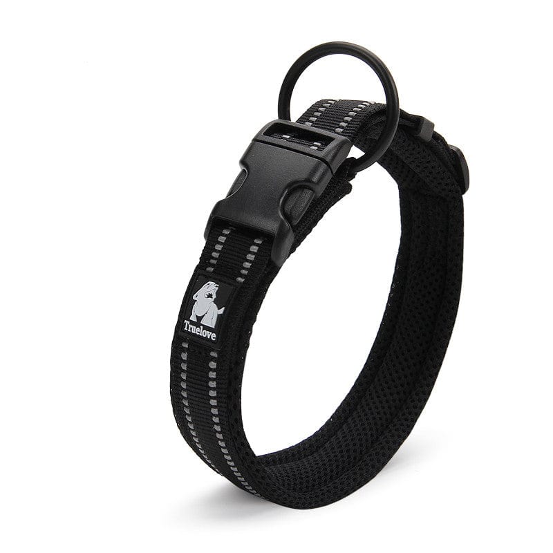 Hundehalsband BALOO Reflektierendes Hundehalsband Black / XXS