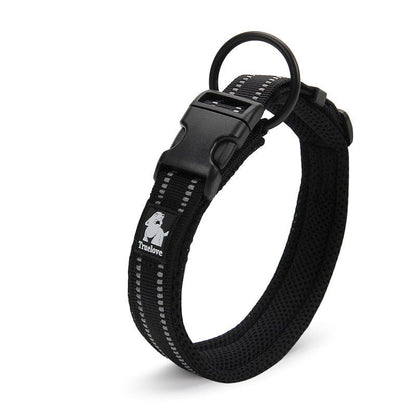 Hundehalsband BALOO Reflektierendes Hundehalsband Black / XXS