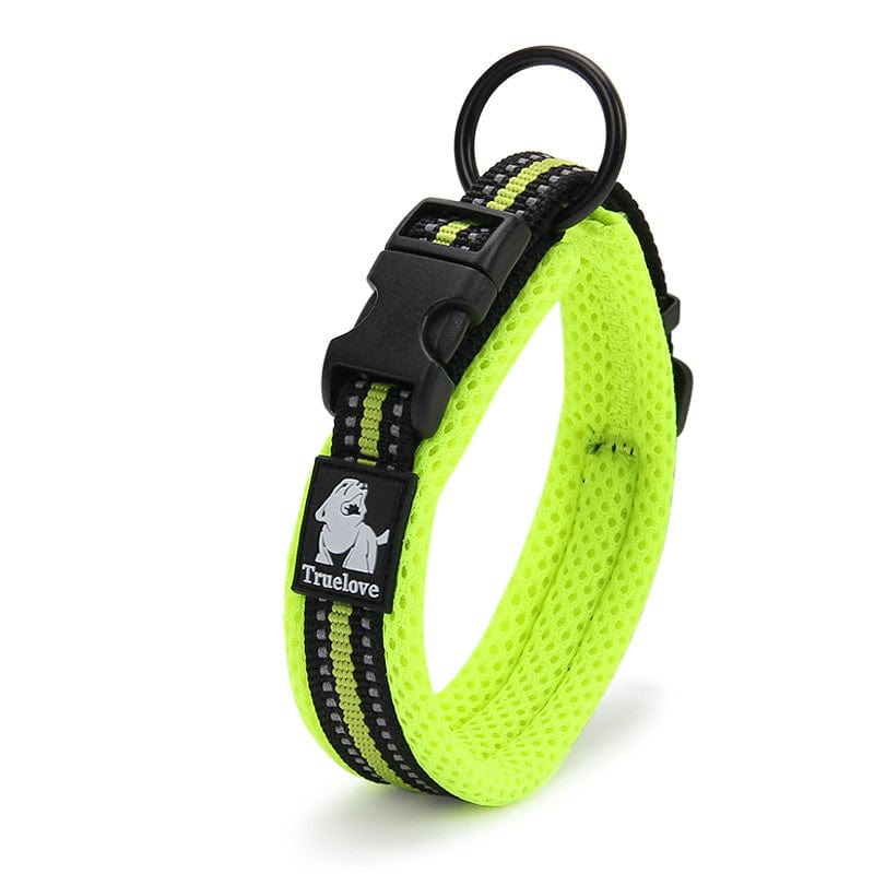 Hundehalsband BALOO Reflektierendes Hundehalsband Neon Green / XXS