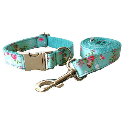Hundehalsband BLOOM Hundehalsband und Leine SET Hundehalsband + Leine / S