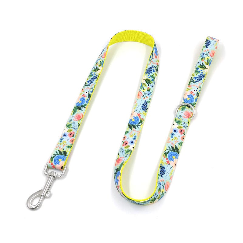 Hundehalsband CLEO FLEUR Premium Hundeleine + Halsband