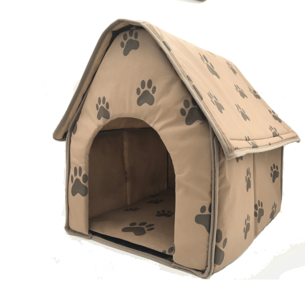Hundehütte MARSHALL Kompakte Faltbare Hundehütte Brown