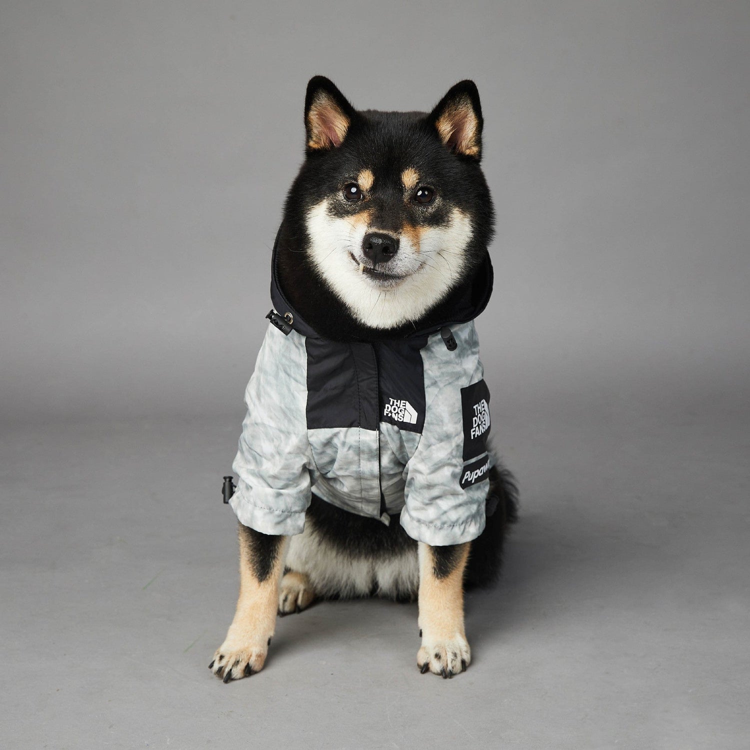 Hundejacke BASS GREY Hundehoodie für jedes Wetter