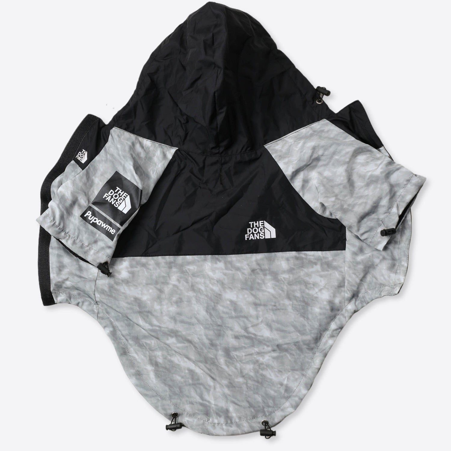 Hundejacke BASS GREY Hundehoodie für jedes Wetter S