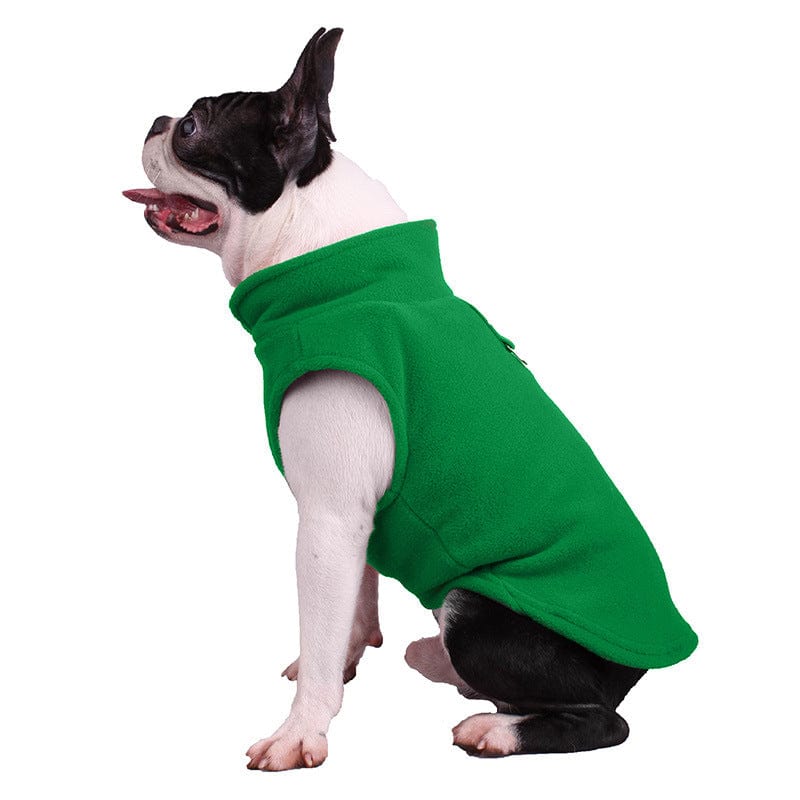 Hundejacke GABY Gemütliche Fleece-Hundejacke Green / S