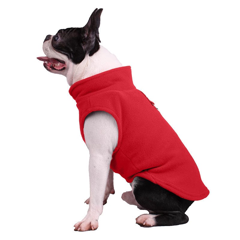 Hundejacke GABY Gemütliche Fleece-Hundejacke Red / S