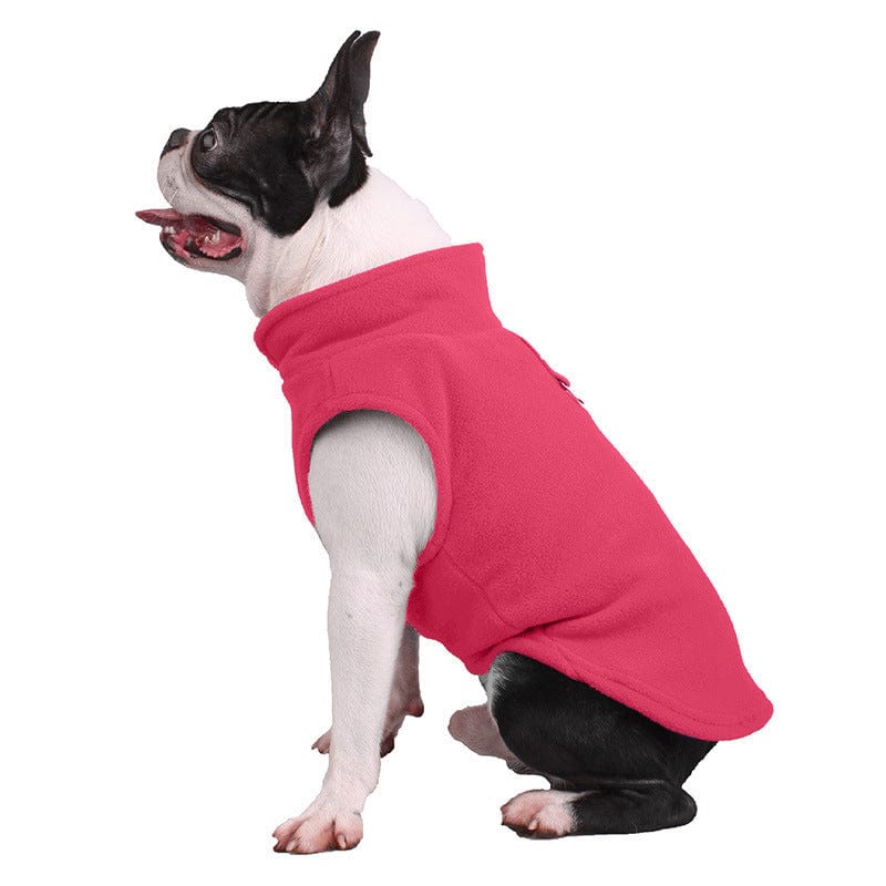 Hundejacke GABY Gemütliche Fleece-Hundejacke Rose Red / S