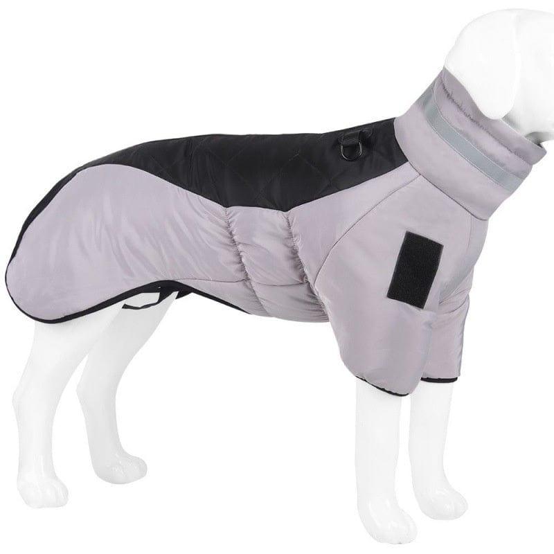 Hundejacke JACKIE Winter Hundeweste mit Hohem Kragen – Winddichte &amp; Wärmende Jacke Black / XS