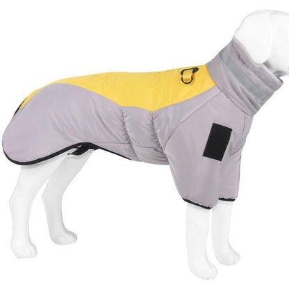 Hundejacke JACKIE Winter Hundeweste mit Hohem Kragen – Winddichte &amp; Wärmende Jacke Yellow / XS
