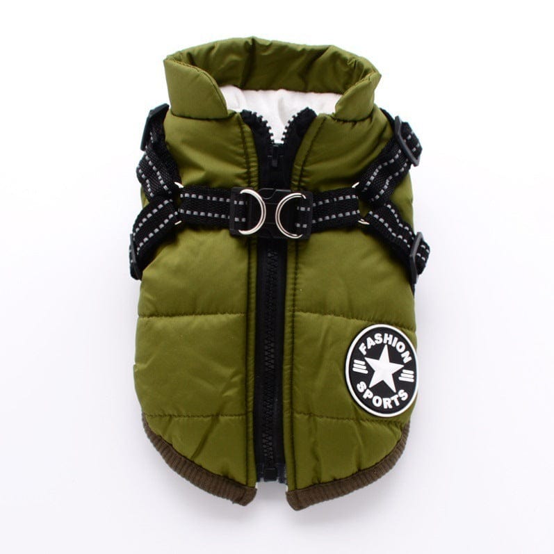 Hundejacke ORION Warme Hundejacke Green / S
