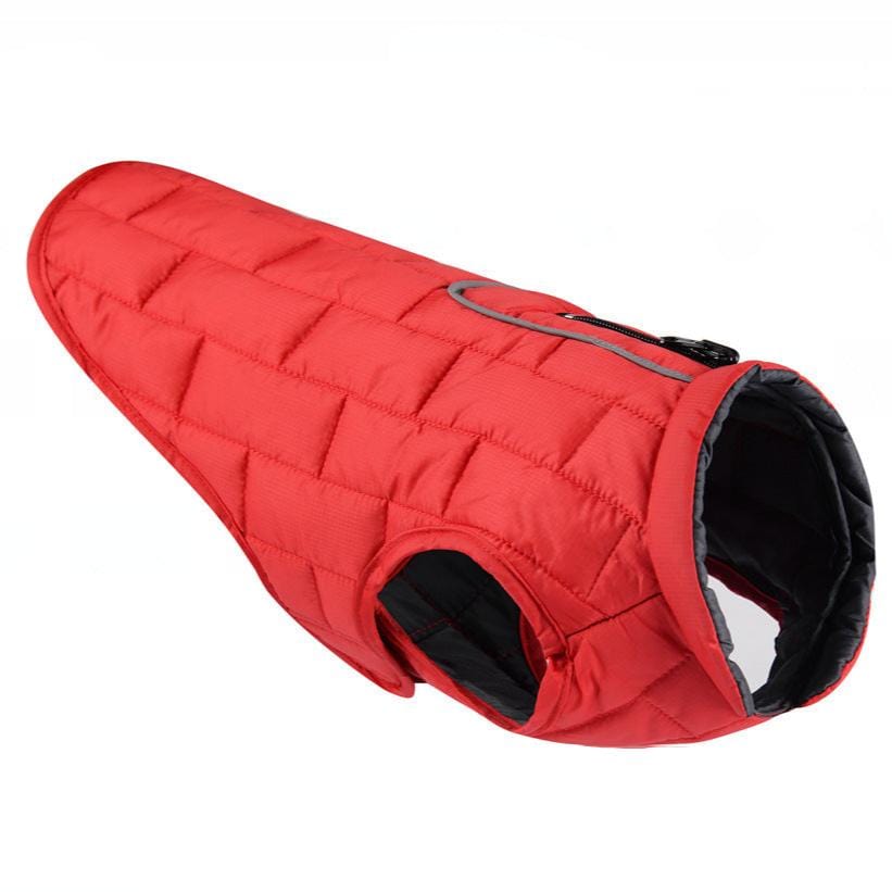 Hundejacke RAVEN Reflektierende &amp; warme Hundejacke Red / S