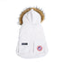 Hundejacke SKI EXTRA Warmer & Wasserdichter Wintermantel für Hunde Creamy White / M