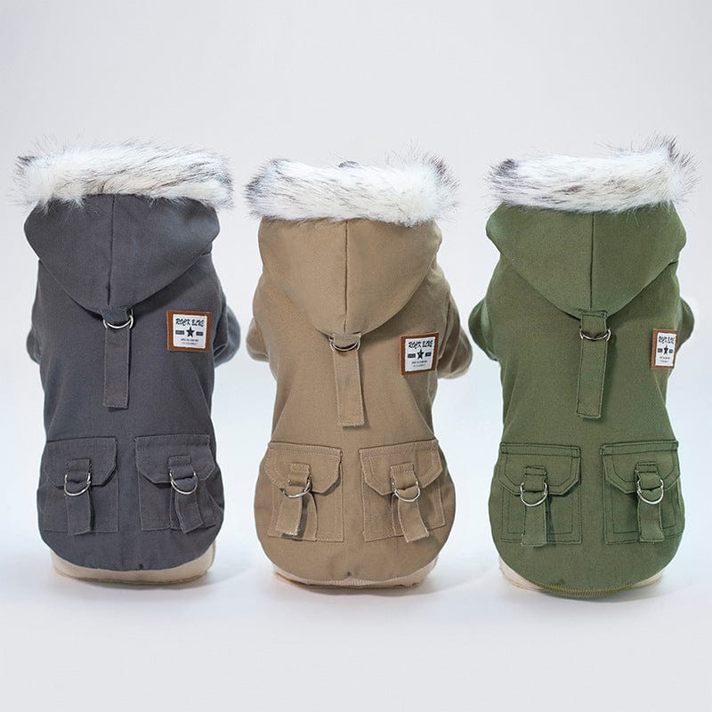 Hundejacke SNOWY Flauschiger Hundemantel für kalte Tage – Perfekte Jacke für Hunde