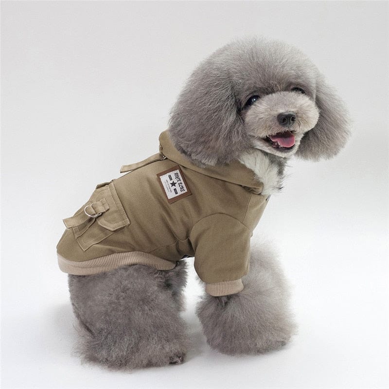 Hundejacke SNOWY Flauschiger Hundemantel für kalte Tage – Perfekte Jacke für Hunde