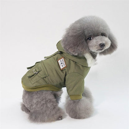 Hundejacke SNOWY Flauschiger Hundemantel für kalte Tage – Perfekte Jacke für Hunde