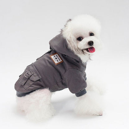 Hundejacke SNOWY Flauschiger Hundemantel für kalte Tage – Perfekte Jacke für Hunde