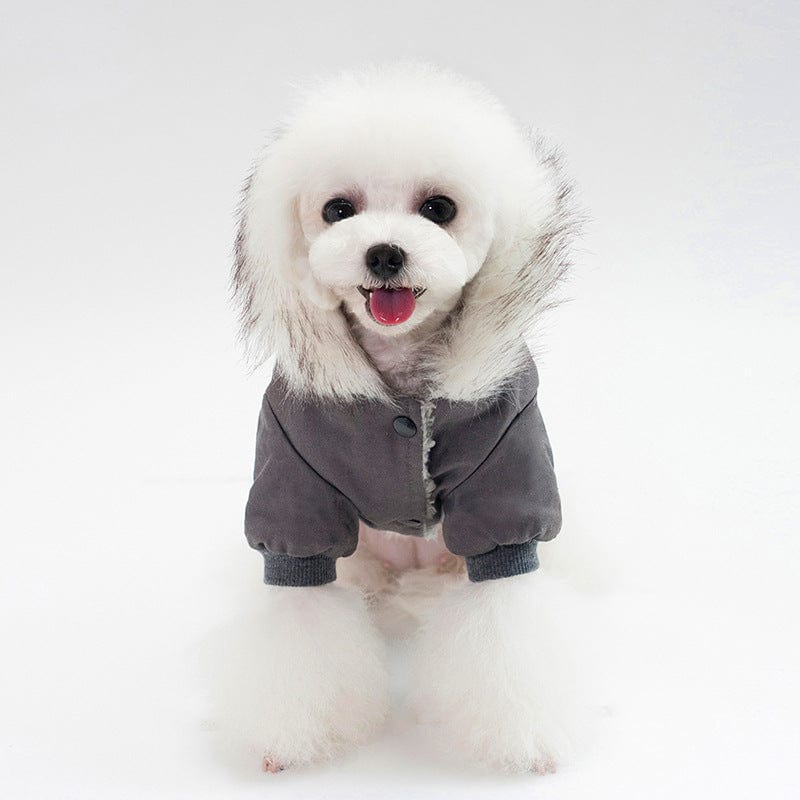 Hundejacke SNOWY Flauschiger Hundemantel für kalte Tage – Perfekte Jacke für Hunde
