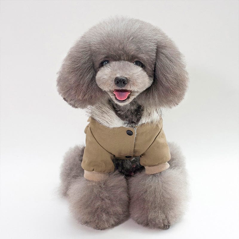 Hundejacke SNOWY Flauschiger Hundemantel für kalte Tage – Perfekte Jacke für Hunde