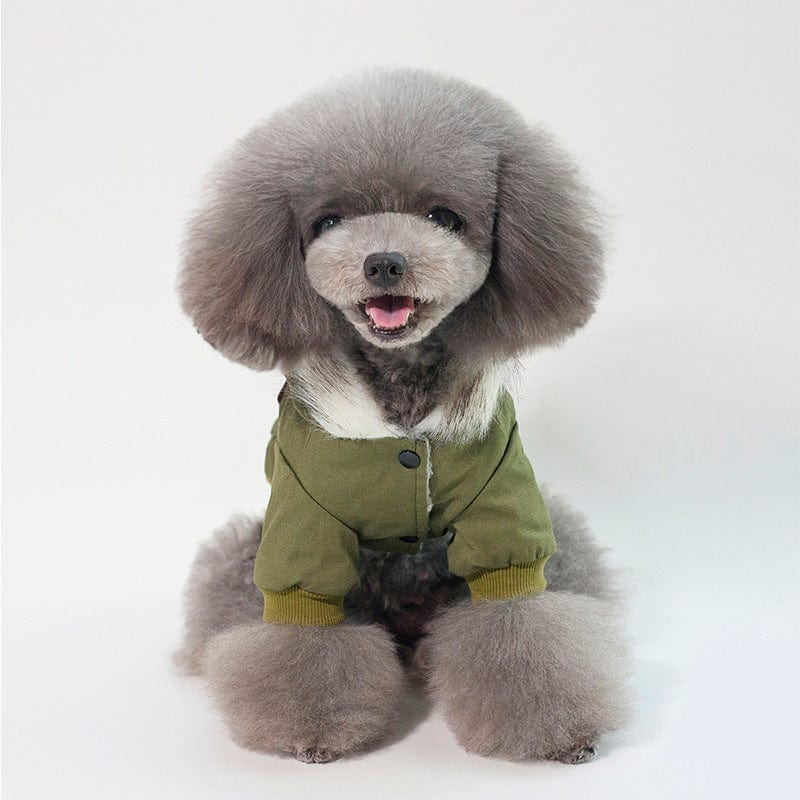 Hundejacke SNOWY Flauschiger Hundemantel für kalte Tage – Perfekte Jacke für Hunde