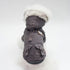 Hundejacke SNOWY Flauschiger Hundemantel für kalte Tage – Perfekte Jacke für Hunde Grey / S