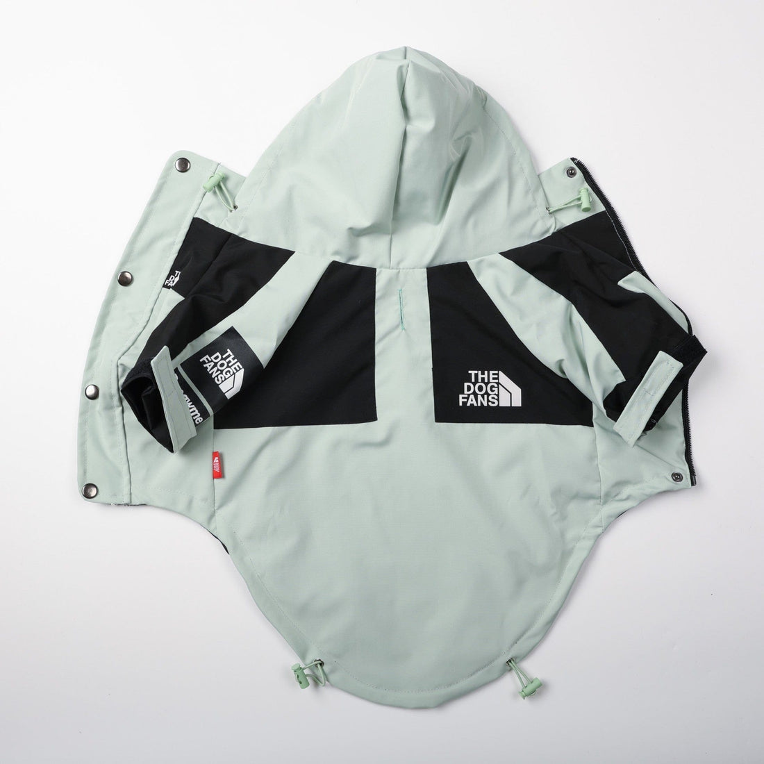 Hundejacke TOTO LIGHT Wind- und regensichere Hundejacke Mint Green / S