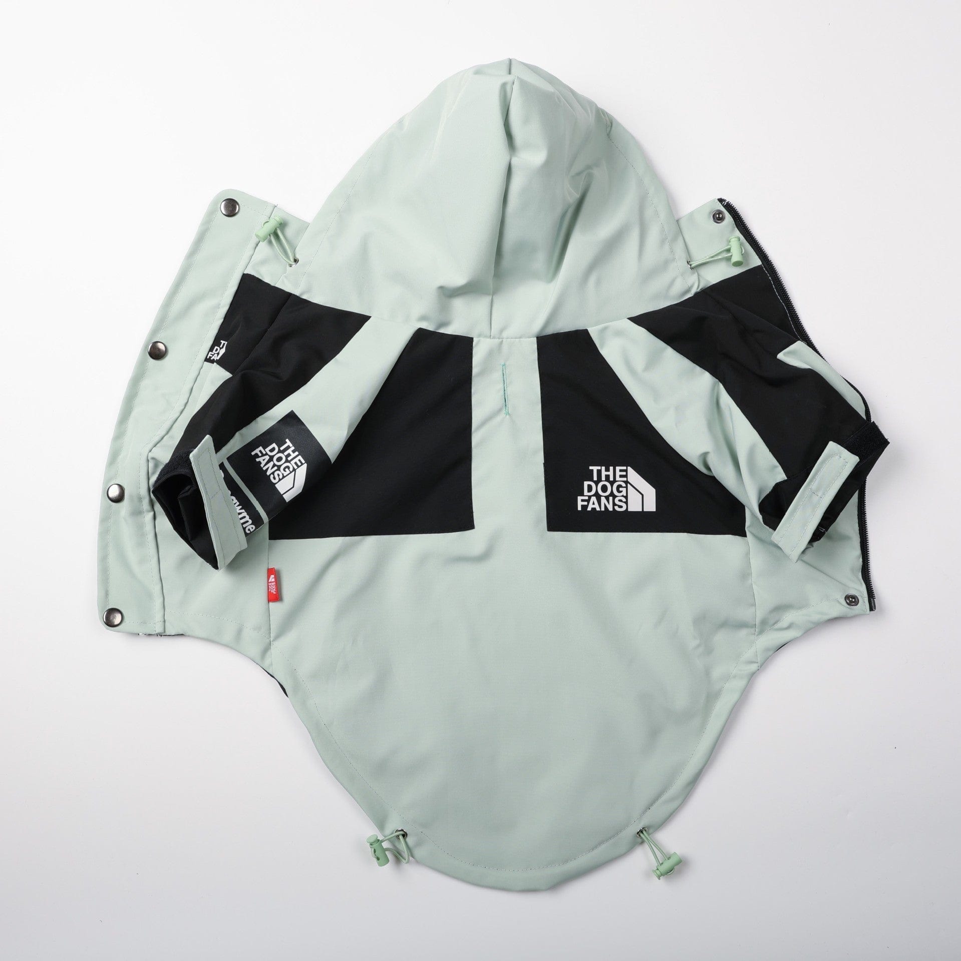 Hundejacke TOTO LIGHT Wind- und regensichere Hundejacke Mint Green / S