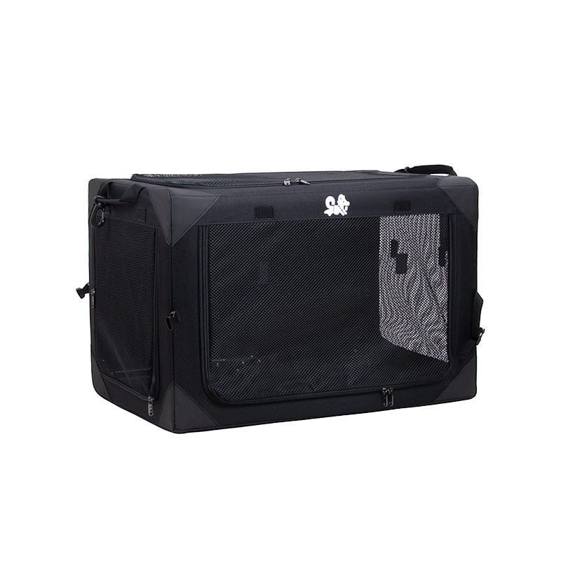 Hundekennel BAXTER Faltbarer Hundekennel - ideal für Reisen und Zuhause Black