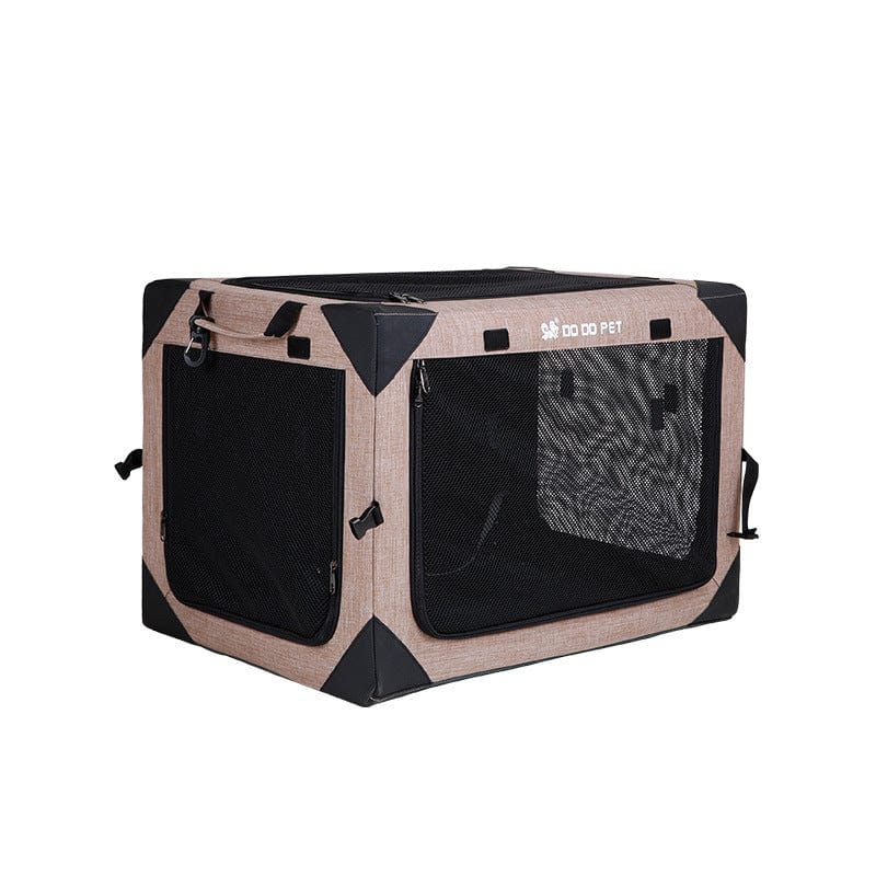 Hundekennel BAXTER Faltbarer Hundekennel - ideal für Reisen und Zuhause Coffee