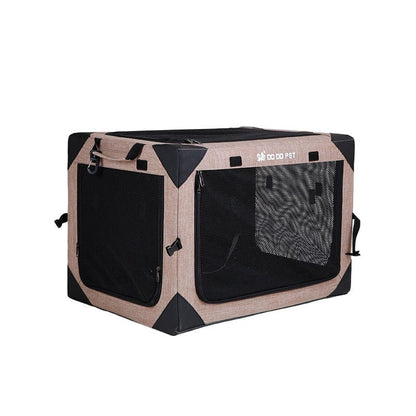 Hundekennel BAXTER Faltbarer Hundekennel - ideal für Reisen und Zuhause Coffee