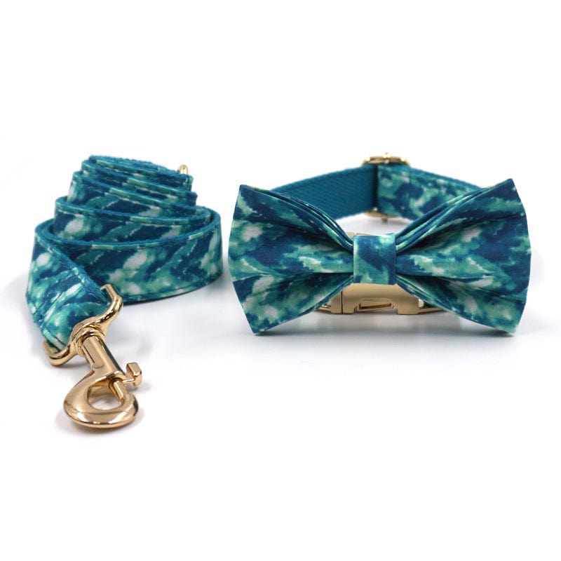 Hundeleine CLEO EMERALD Premium Hundeleine + Halsband XS