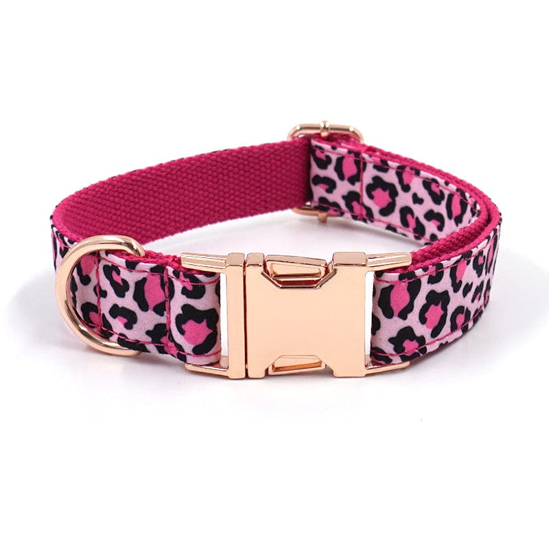 Hundeleine CLEO LEOPARD Premium Hundeleine + Halsband SET