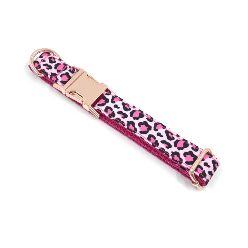 Hundeleine CLEO LEOPARD Premium Hundeleine + Halsband SET