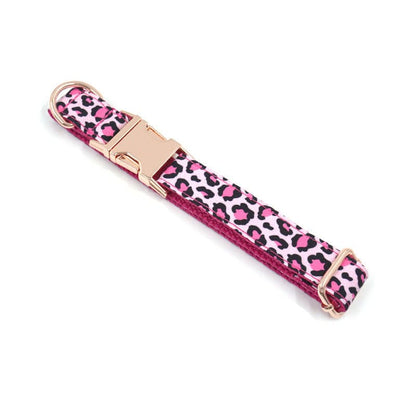 Hundeleine CLEO LEOPARD Premium Hundeleine + Halsband SET