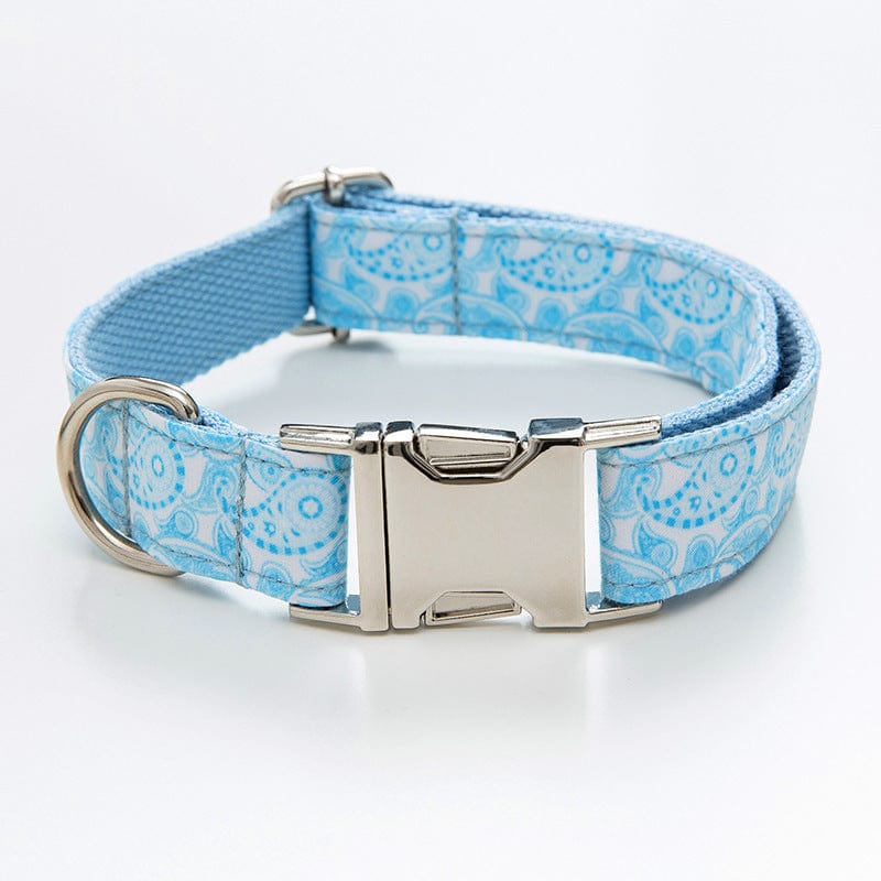 Hundeleine CLEO PAISLEY Premium Hundeleine + Halsband SET
