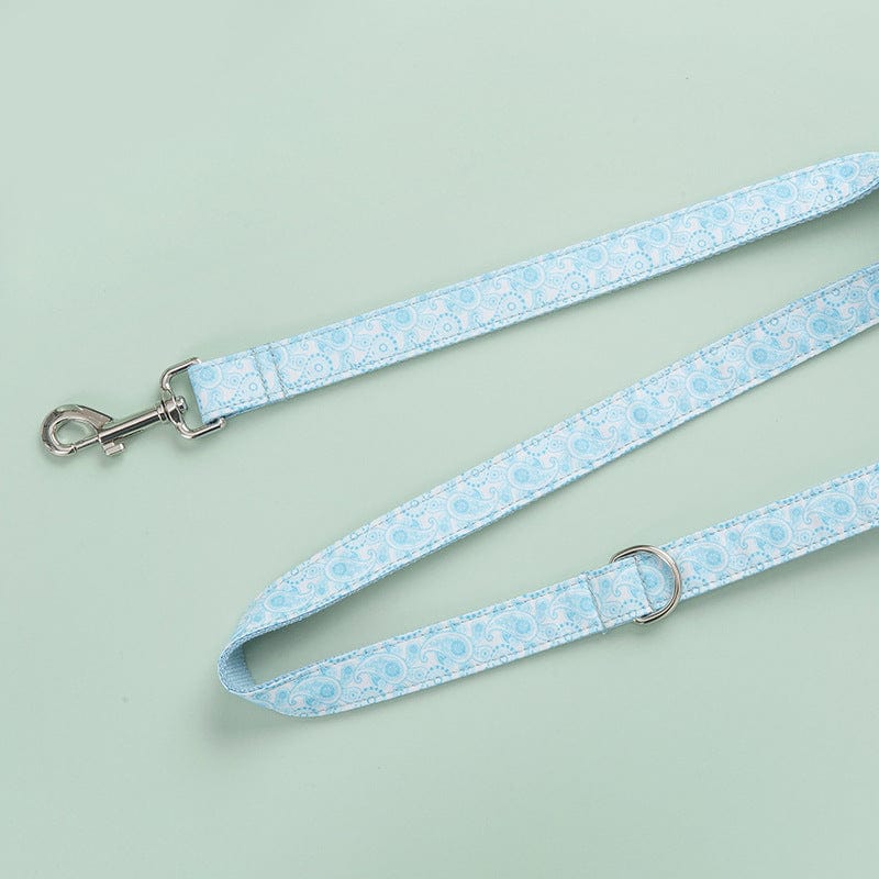 Hundeleine CLEO PAISLEY Premium Hundeleine + Halsband SET