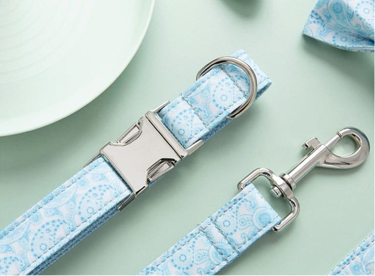 Hundeleine CLEO PAISLEY Premium Hundeleine + Halsband SET