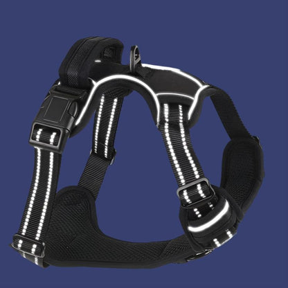 Hundeleine NO PULL Hundegeschirr – Atmungsaktiv, Reflektierend, Verstellbar