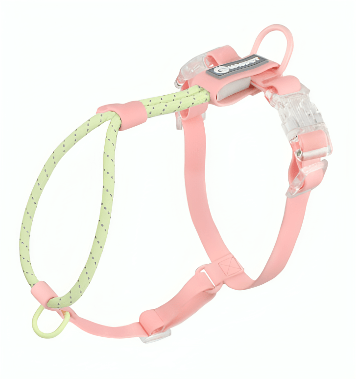 Hundeleine PONGO Reflektierende Hundeleine 1.2m, Geschirre &amp; Halsband Geschirre Pink / S