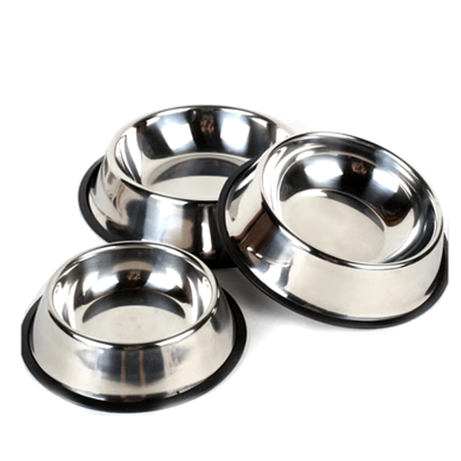 Hundenapf CLASSY Edelstahl-Hundenapf mit Anti-Rutsch-Boden 15 cm SET